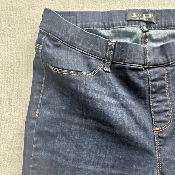 Judy Blue Womens 13 / 31 Skinny Fit Pull On Elastic Waist Jeans JB8846 - Picture 3 of 13